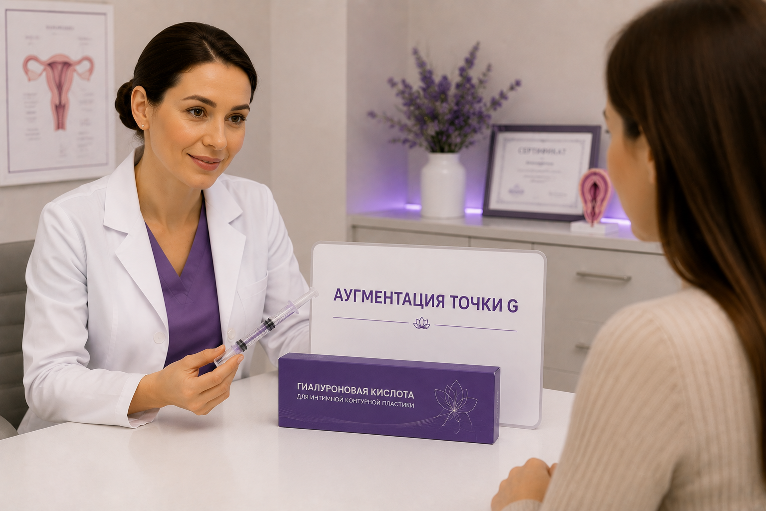 Аугментация точки G