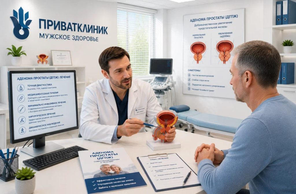 Лечение аденомы простаты
