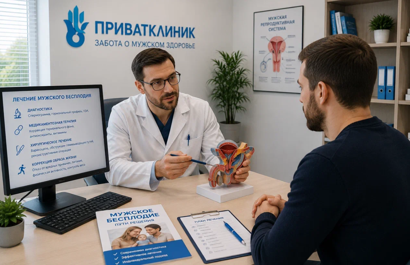 Лечение мужского бесплодия